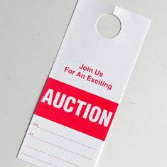 Auction Door Hangers